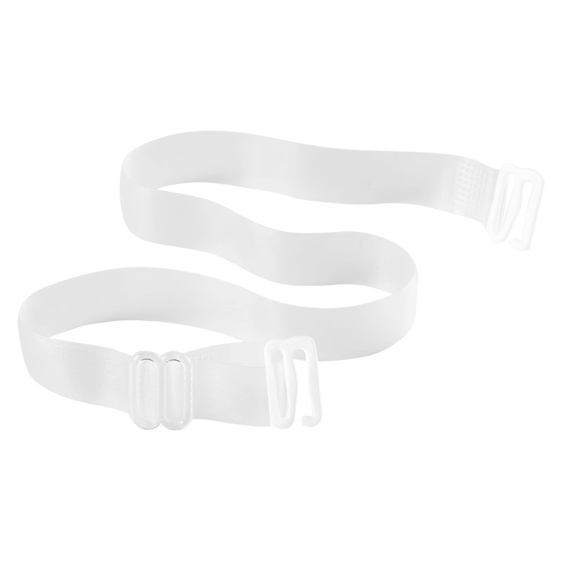 Transparent shoulder straps, invisible bra straps, seamless, anti-slip, extended replacement thin straps, bra straps with a frosted finish that can expose bra straps