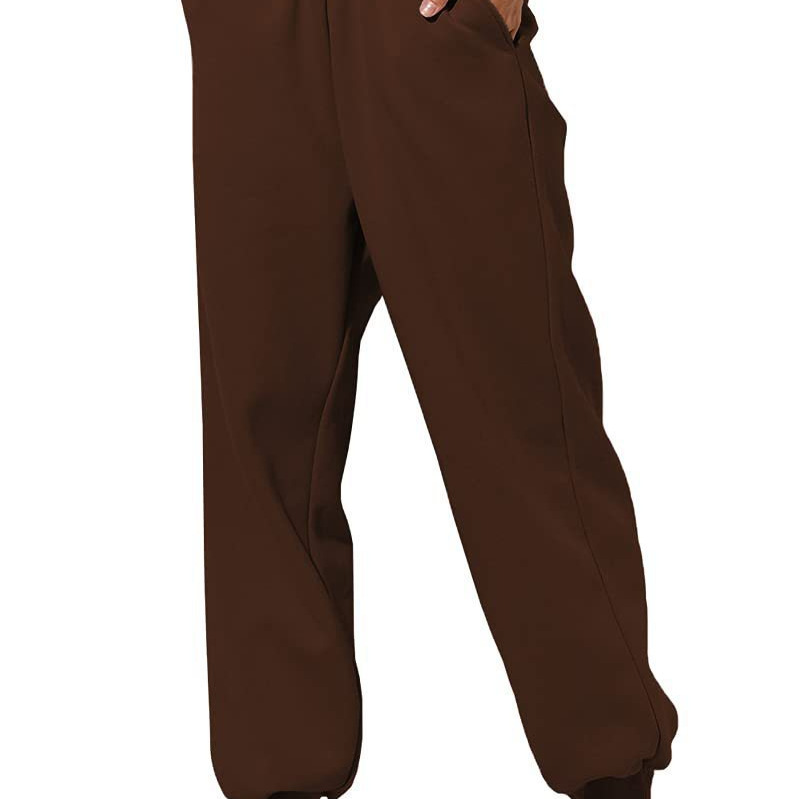 Amazon 2023 Women's High-Waisted Loose Fit Sweatpants, Comfortable High-Waisted Jogging Pants, Casual Sweatshirt Pants with Pockets