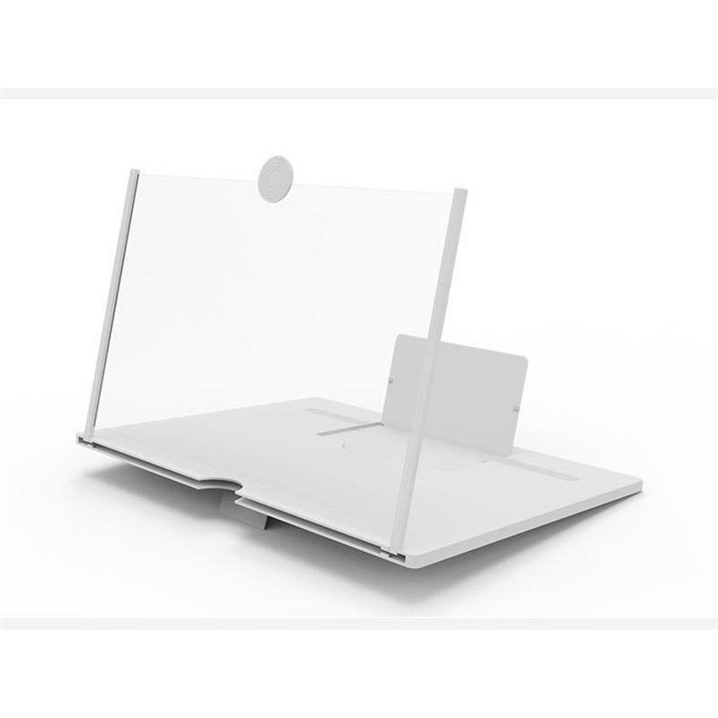 Mobile phone screen magnifier, 10-inch/12-inch screen magnifier, ultra-high definition projection desktop stand