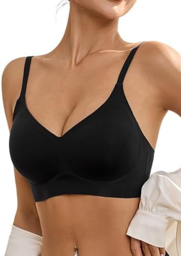 Jelly Bras for Women - S-2XL Wireless Seamless Padded Bralet