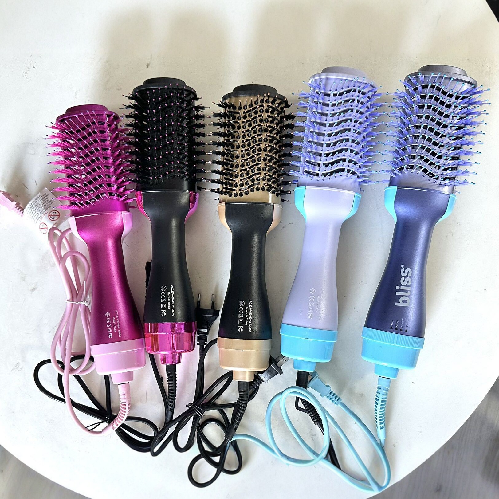 3-in-1 Negative Ion Hot Air Comb, Cross-border Exclusive Multifunctional Hair Straightener