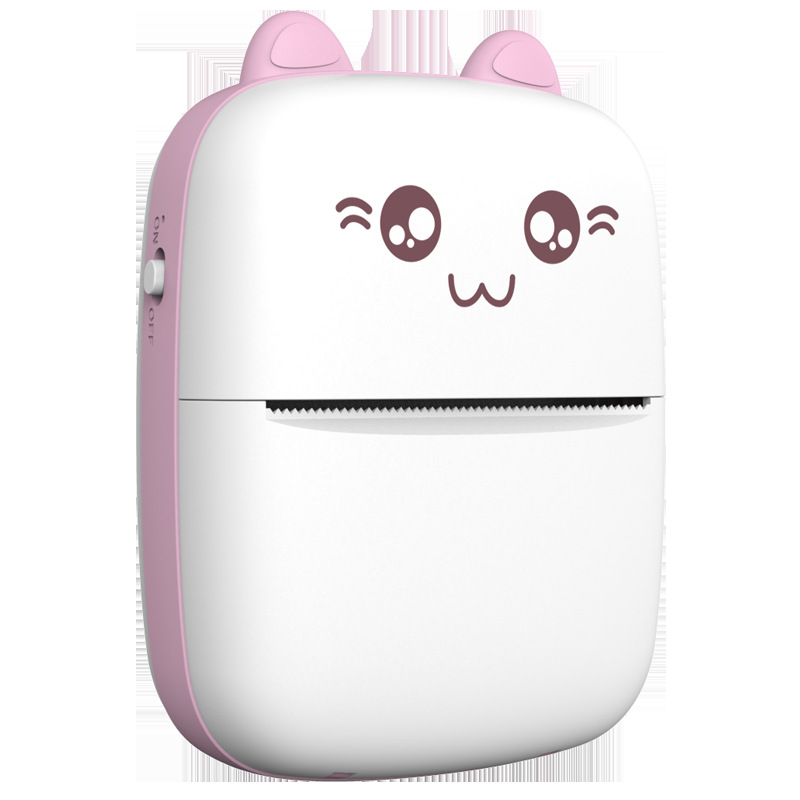 Cross-border mini student pocket error printer Bluetooth connection inkless thermal paper learning no copying portable
