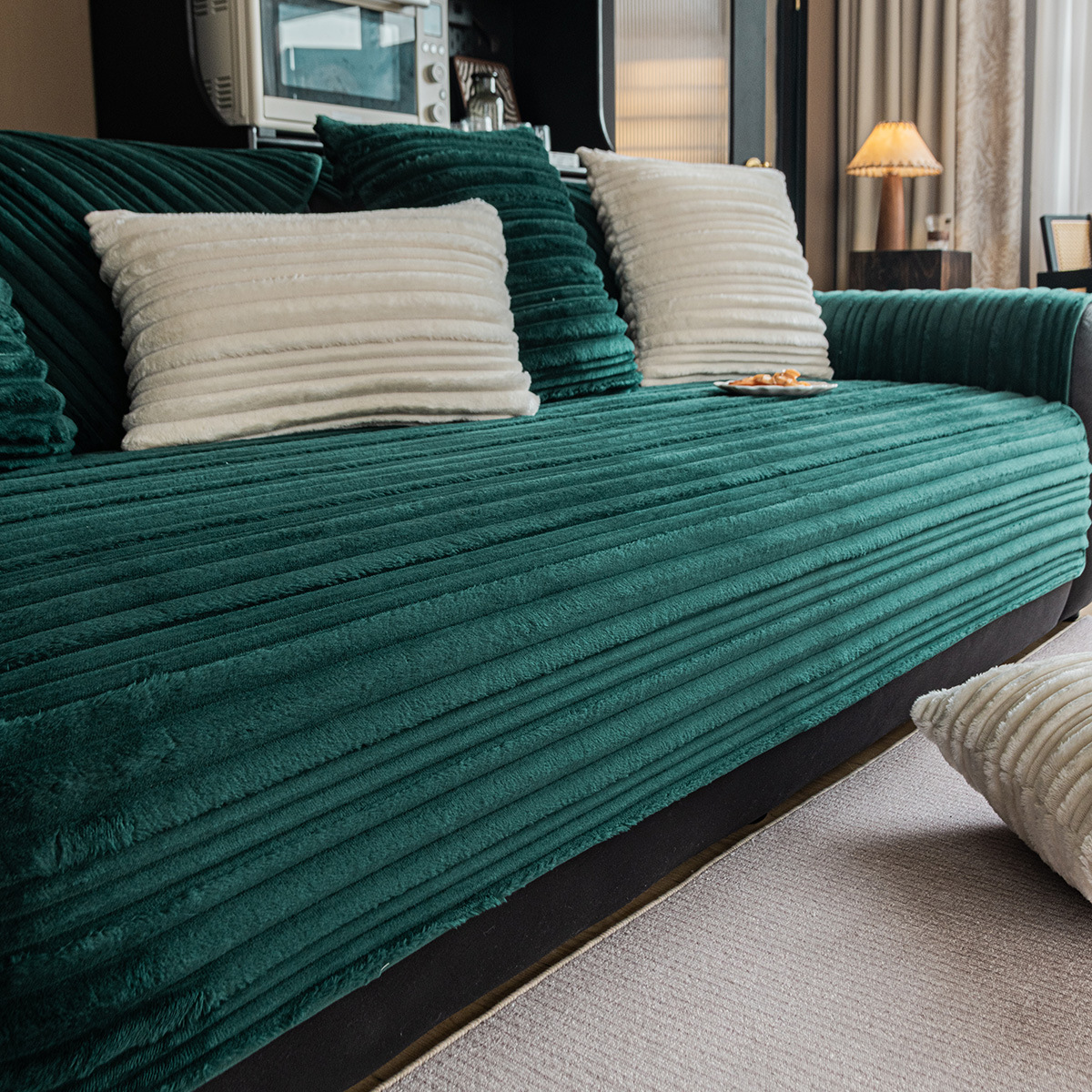 2024 New All-Season Chenille Sofa Cushion Set - Modern Luxury Full-Wrap All-Purpose Cover, Non-Slip Sofa Set