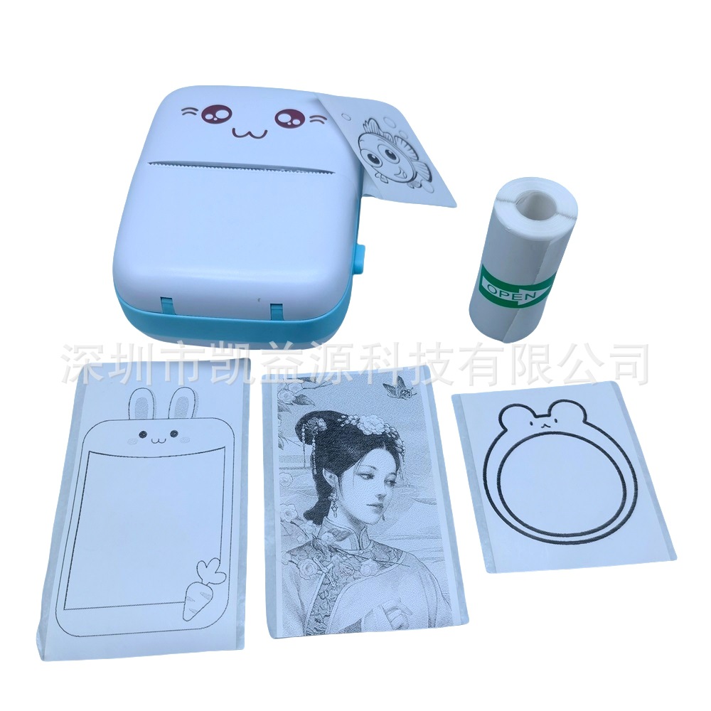 5725 Cross-border Mini Error Printer, Children's Polaroid Camera, Thermal printing stickers, Self-adhesive
