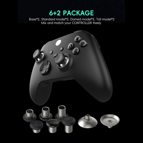 1 set color: Orange Material: Aluminium + silicone suitable for PS4/XBOX ONE/xbox series x/