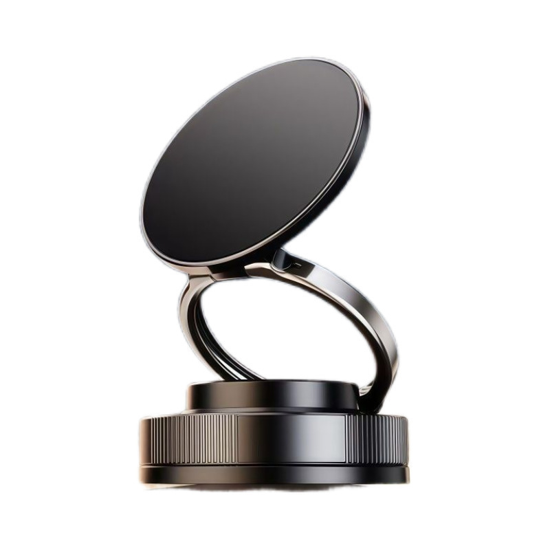 Cross-border vacuum magnetic phone holder, multi-functional foldable, 2026 new model, height-adjustable and rotating car mount.