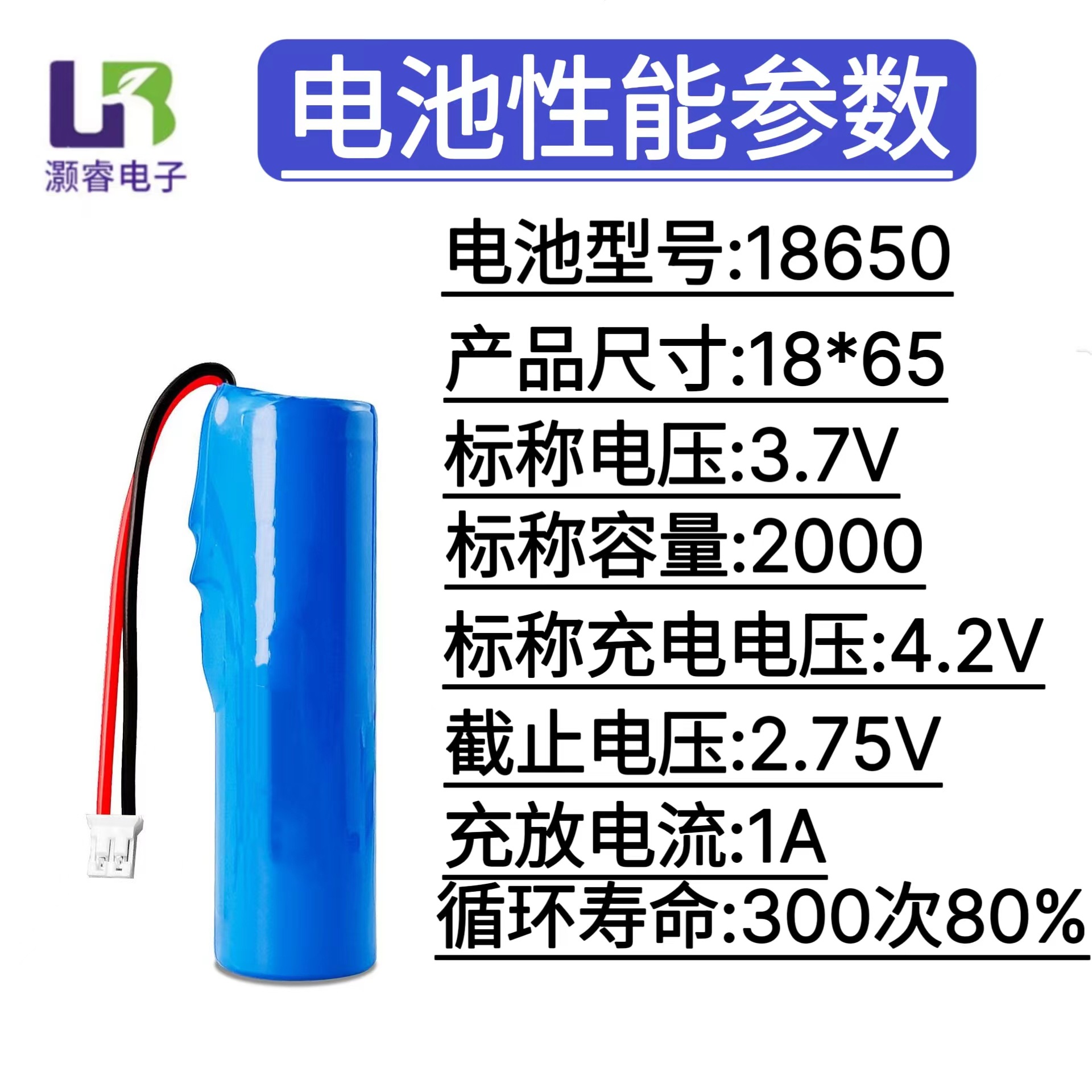 18650-2000mAh lithium batteries are suitable for small fans/lighting fixtures, sound cards, Bluetooth speakers, etc.