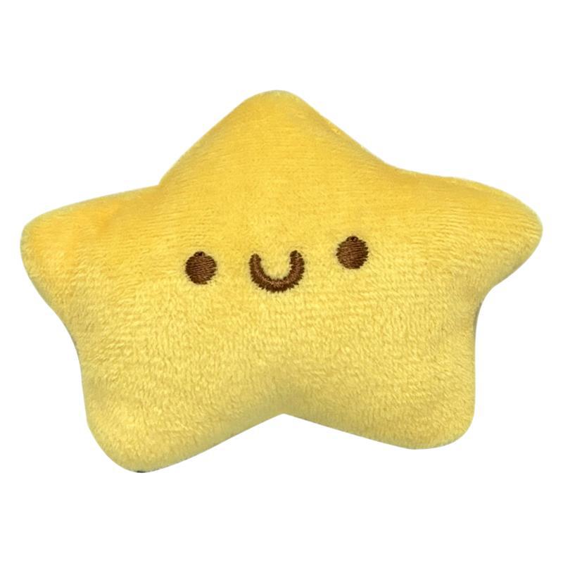 Cartoon cute plush five-pointed star pendants, star dolls, brooches, keychains, backpack decorations, diy accessories wholesale