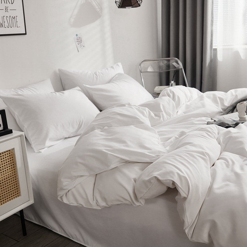 Hotel bedding set (7 pieces): Comforter, duvet cover, complete set of bedding, winter comforter specifically for guesthouses and hotels.