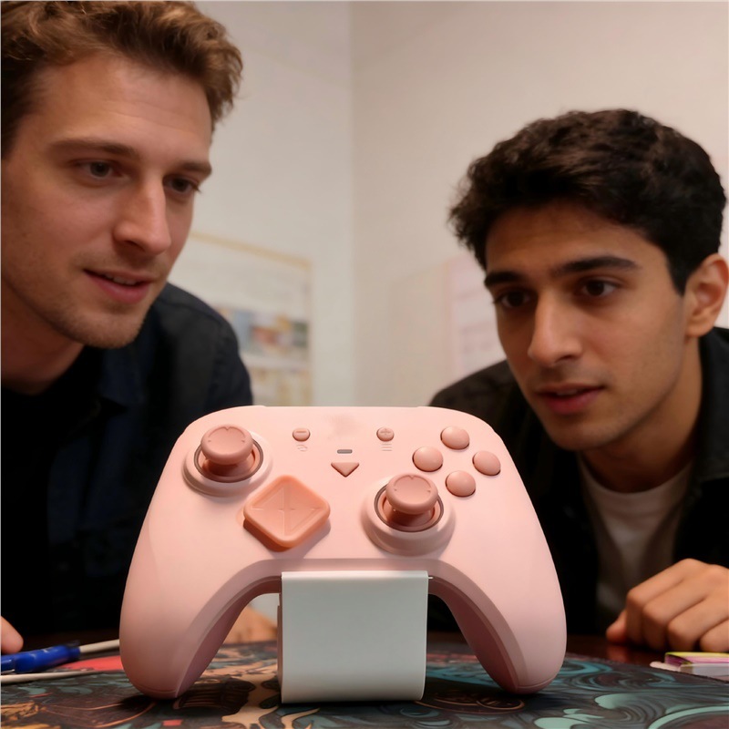 The 3d printed universal game controller stand is suitable for creative storage and display of various models of peripheral controllers