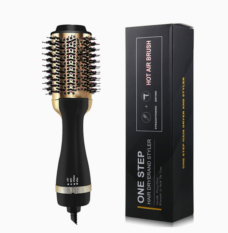 5-in-1 Hair Curler Hot Air Comb Hair Dryer Automatic Hair Suction Styling Comb Curling Iron Straightening Comb Bladeless Hair Dryer