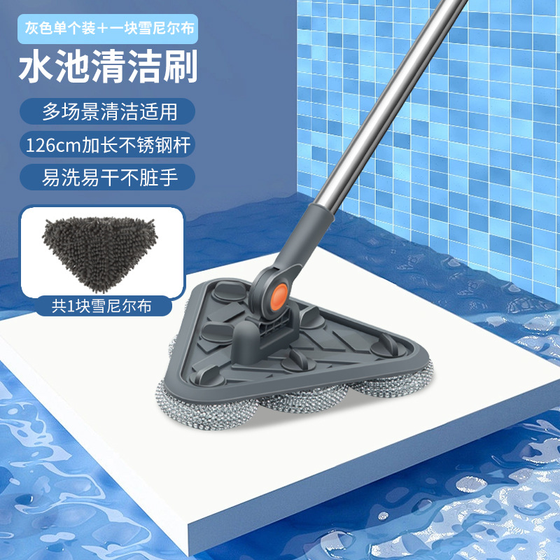 Triangular mops are tools and utensils for cleaning ceilings, removing mold, household wall cleaning, and dust-sweeping