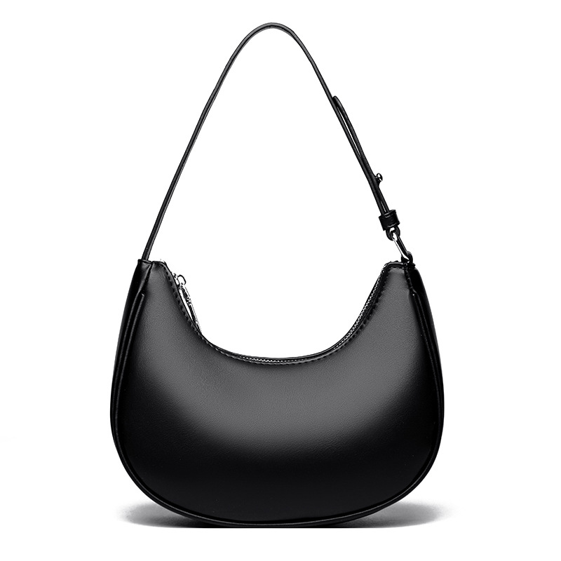 Women's dumpling bag, 2025 crescent bag, trendy, versatile, minimalist style, high-value fashionable handbag/crossbody bag.