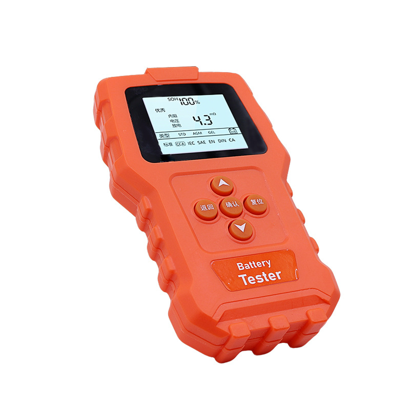 High-precision automotive and electric vehicle battery tester, 12V/24V battery tester, capacity, voltage, and internal resistance tester.