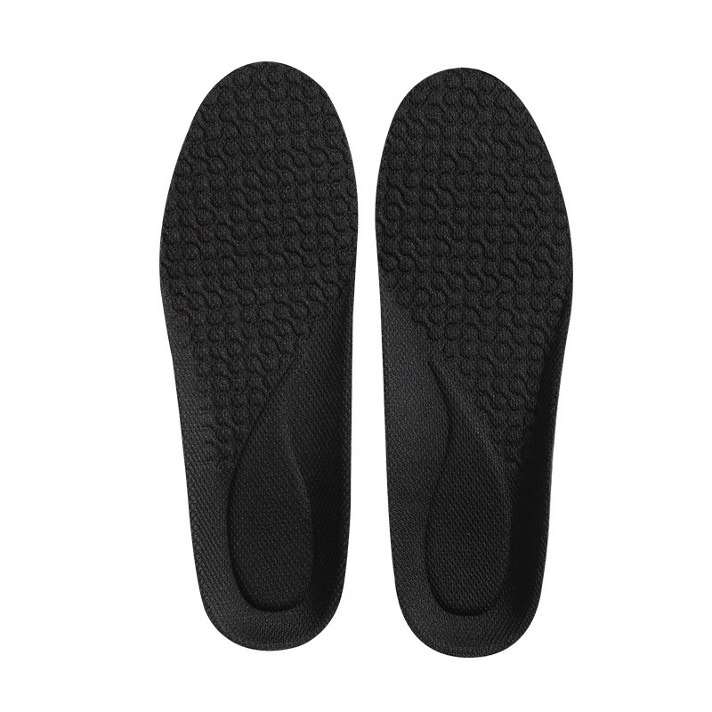 High-elasticity, shock-absorbing, odor-resistant, sweat-wicking, and comfortable sports basketball insoles; comfortable even after long periods of standing; suitable for military training.