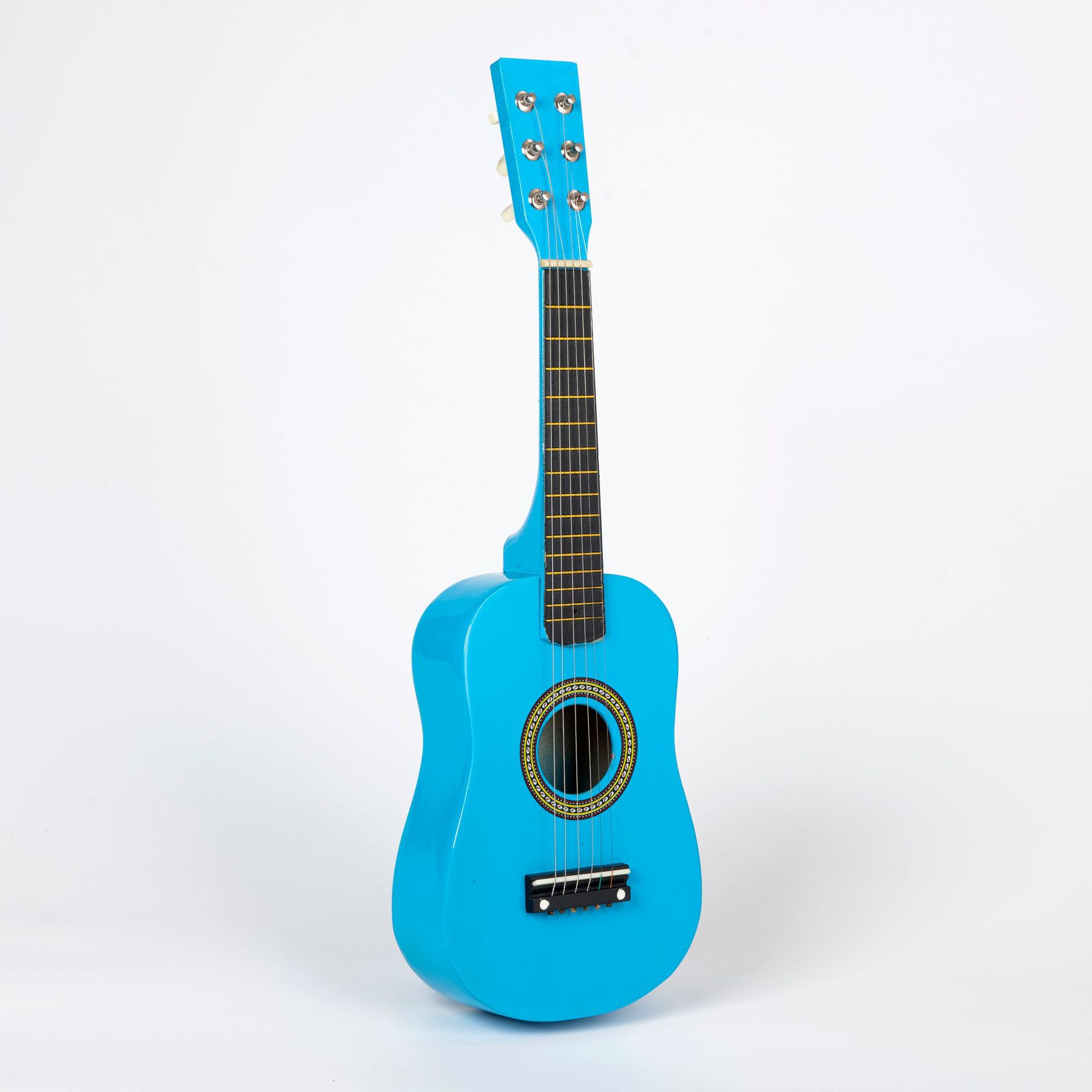 23-inch children's guitar toy for girls and boys, beginner-friendly, high-quality guitar instrument, can be played, a great gift.
