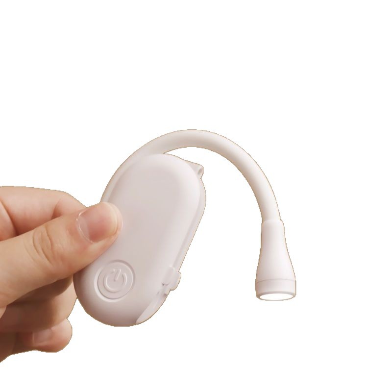 Hot-selling mini study clip lamp, a must-have for students, perfect for holding books, a portable USB night light with rechargeable illumination for bedside use.