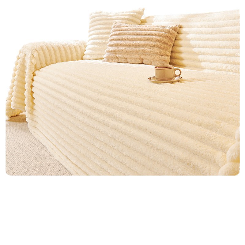 2026 Autumn/Winter Plush Sofa Cushions, Premium Creamy Style, Non-Slip Fabric, Suitable for All Seasons