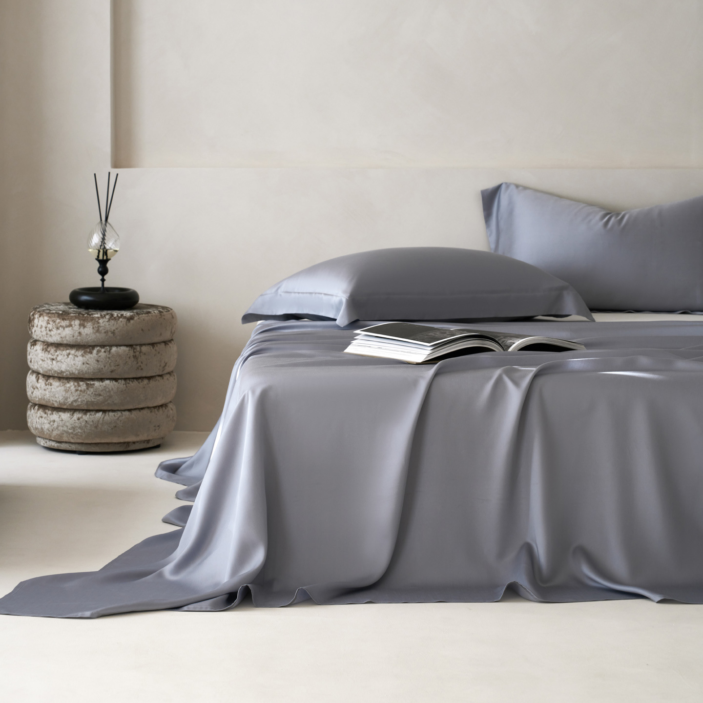 High-end Class A 100-count LF-grade ultrafine denier lanfine Tencel Lyocell bed sheet, cool-feel, sold individually.