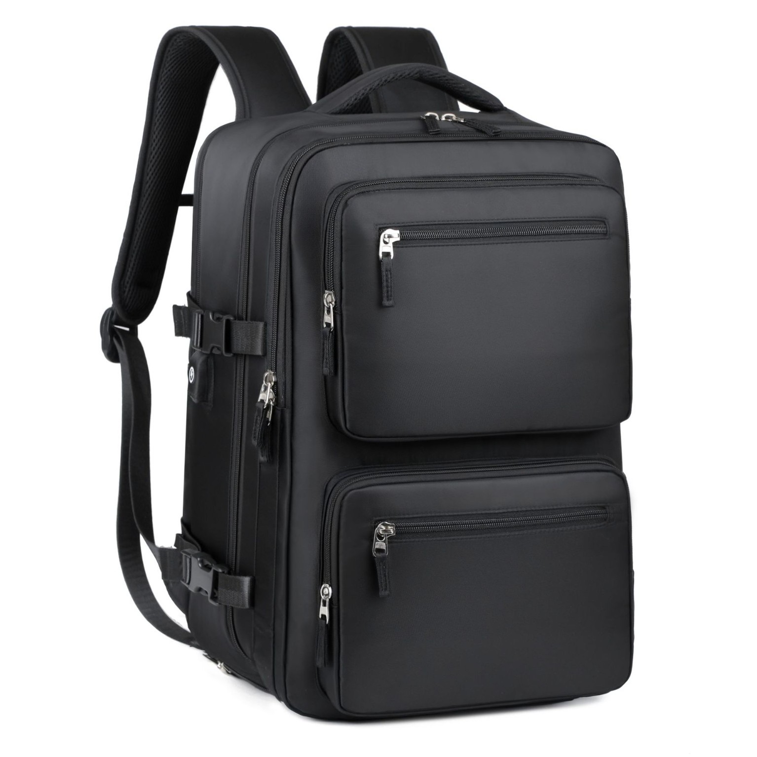 Categorized storage backpack with wet and dry separation, suitable for business trips, waterproof, multi-compartment, large capacity.