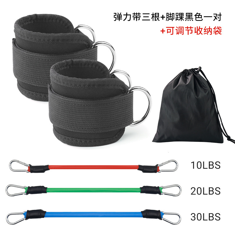 Cross-border gantry frame ankle straps for training to shape your buttocks and legs, strength training equipment with straps, resistance bands, and assistive belts