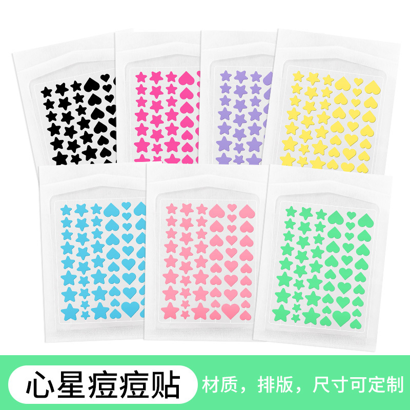 Acne Patch Transparent Acne Patches, Waterproof, Long-Lasting, Round Acne Patches, Direct Cross-Border Sales
