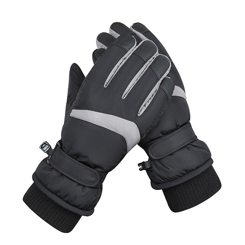 Ski gloves for winter cold protection, cycling with fleece and thickened warmth, outdoor sports with touch screen gloves, sports gloves
