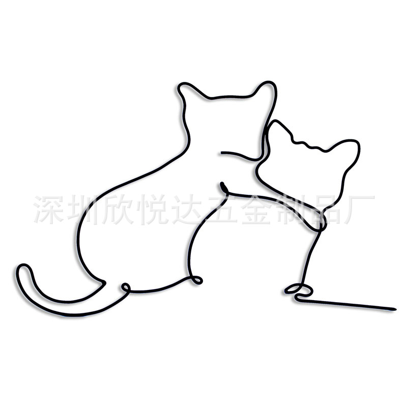 Nordic-style home decor, wrought iron crafts, wall hangings, bedroom decorations, creative wall art.