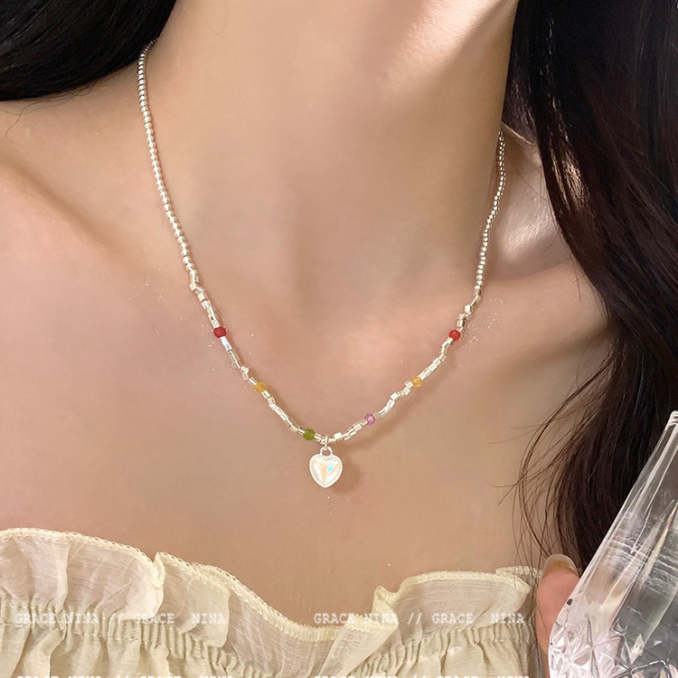 Gentle and ethereal bow choker for women, trendy and cool summer style, niche and high-end collarbone chain, layered necklace.