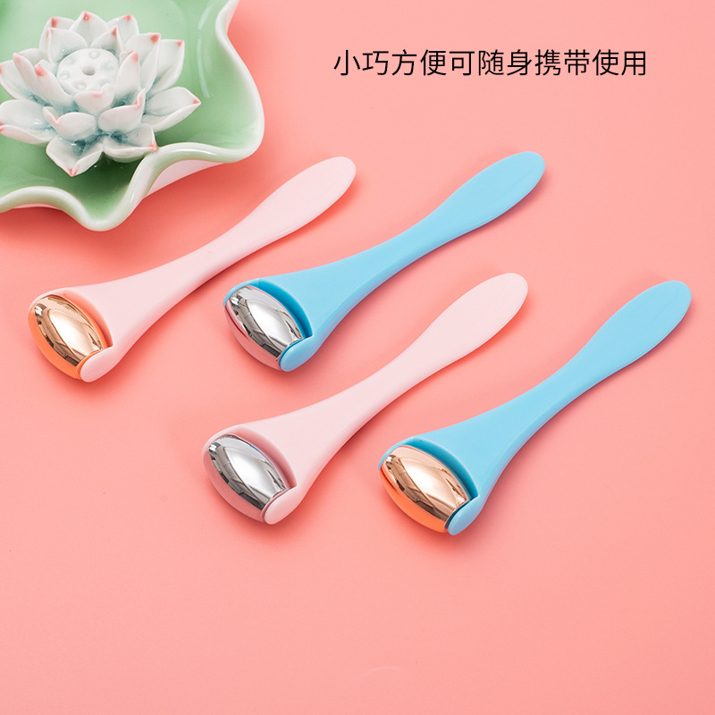Cross-border best-selling eye roller massager, face cream, eye cream application, reduces dark circles and puffiness, facial cold compress.