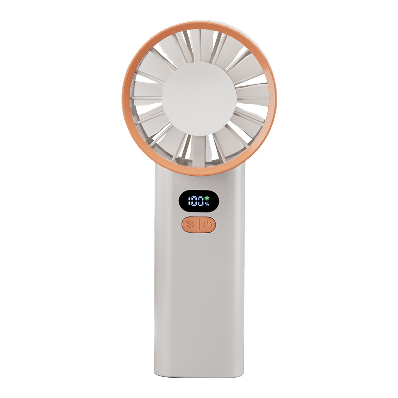 2025 New Folding Mini Fan with 100-speed Stepless Adjustment, Digital Display, High Wind Power, Mini Handheld Fan