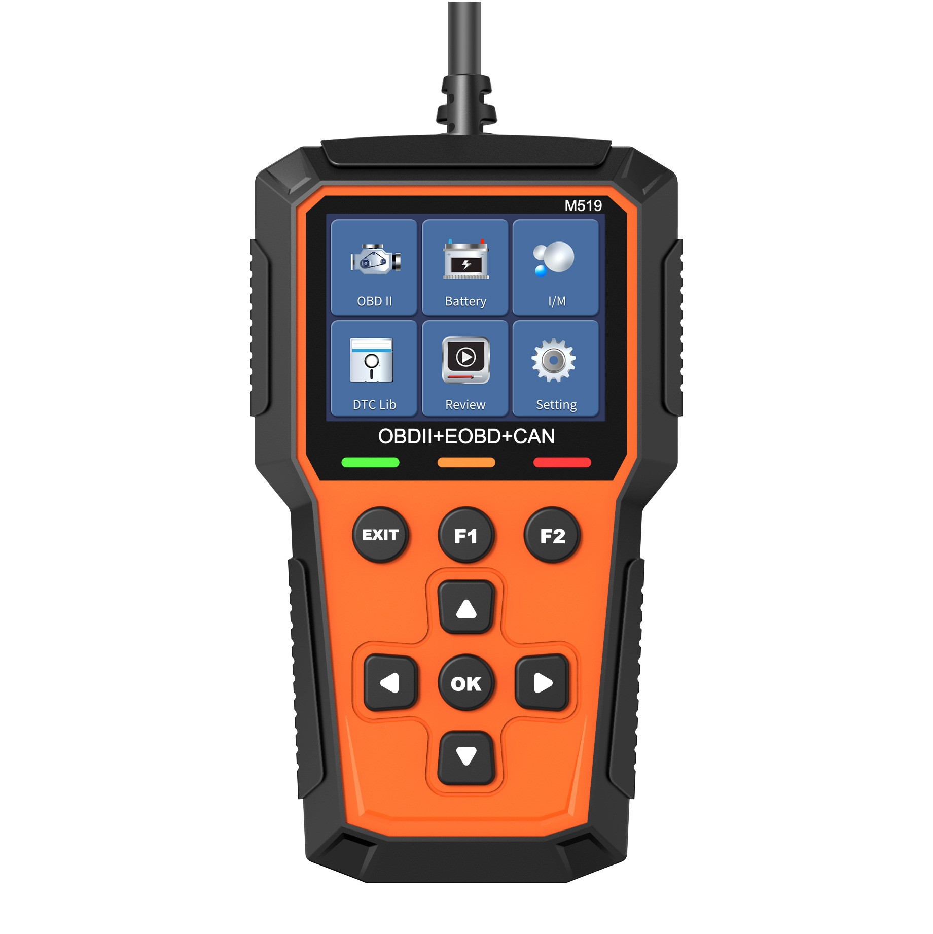 Cross-border e-commerce exclusive M519 fault diagnostic instrument, OBD2 automotive testing instrument, ELM327 testing and decoding instrument