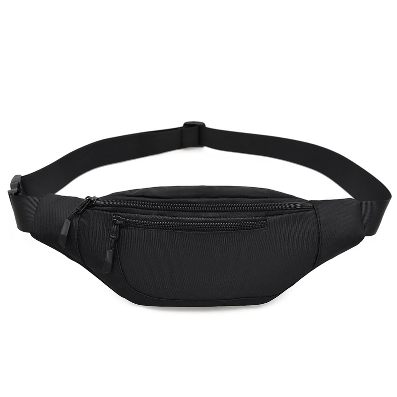Cross-border casual waist bag, multi-functional sports running phone chest bag, large capacity commuting multi-layer lightweight women's crossbody bag