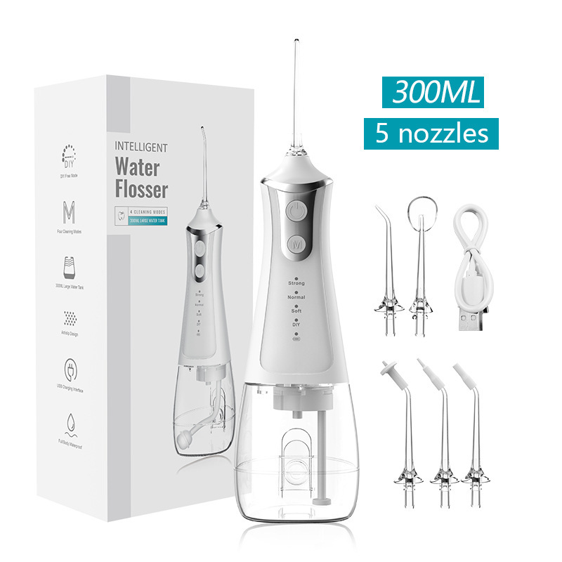 Cross-border handheld portable water flosser, household electric dental cleaner, teeth cleaning and rinsing device, dental cleaning machine, water dental floss