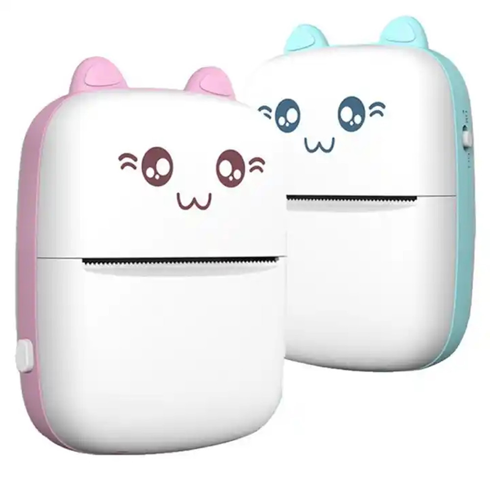 Error correction pocket printer, student-specific mini thermal label portable photo Bluetooth printer