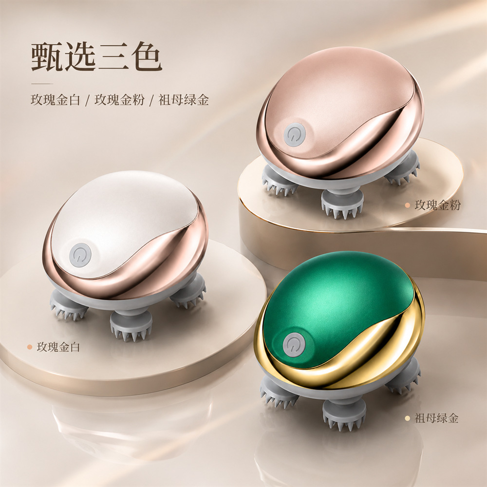 The new cross-border head massager is an intelligent electric wireless scalp simulation kneading and waterproof wireless pet massager