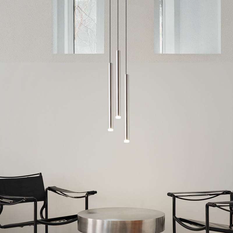 Bubble silver small pendant lamp, bedroom bedside lamp, home bar counter, dining table, artistic atmosphere, simple and light luxury pendant lamp