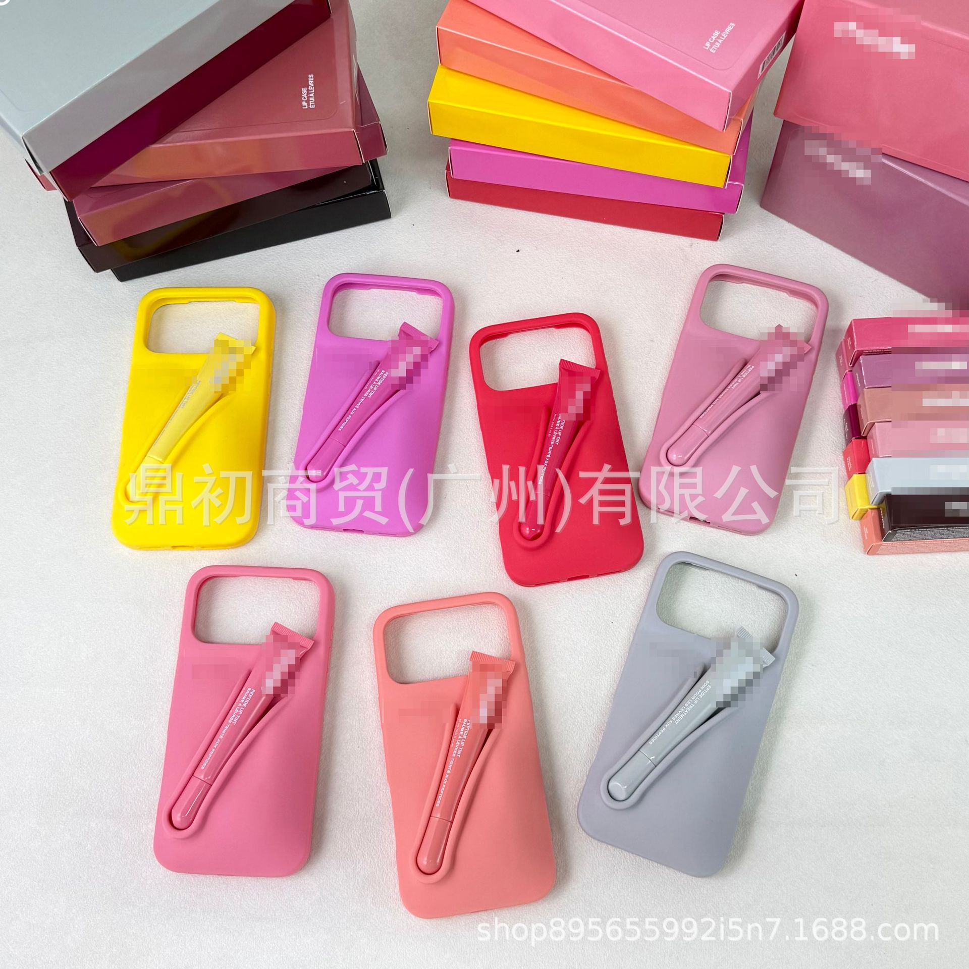 Hailey's Lipstick Phone Case for iPhone 17 Pro and 17 Pro Max - Silicone Apple Phone Case