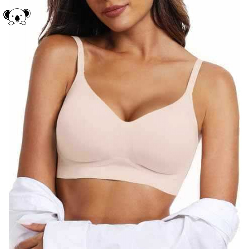 I 93904 Women Push Up Bra Comfortable Wireless Comfortable bra