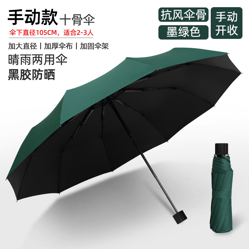 Automatic sunshade umbrella for women, folding type, suitable for both sunny and rainy days, sun protection, UV protection, customizable logo printing.