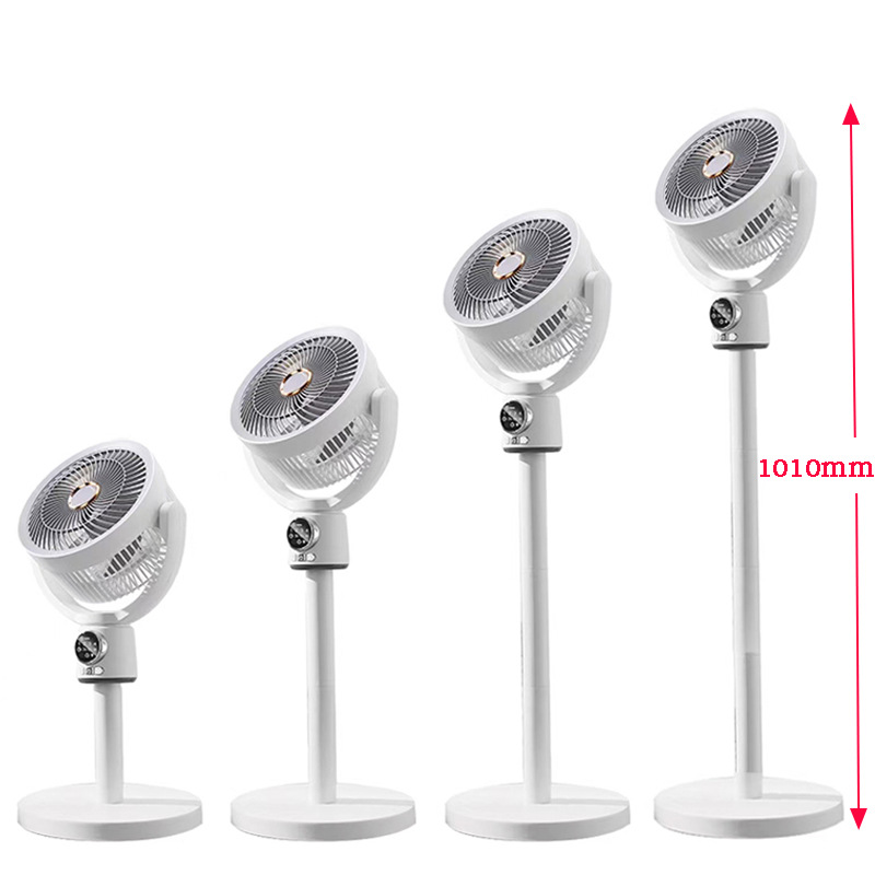 Goshikang Smart Bluetooth Voice Model USB digital Display floor-standing oscillating Air circulation Remote control Timer Desktop Fan