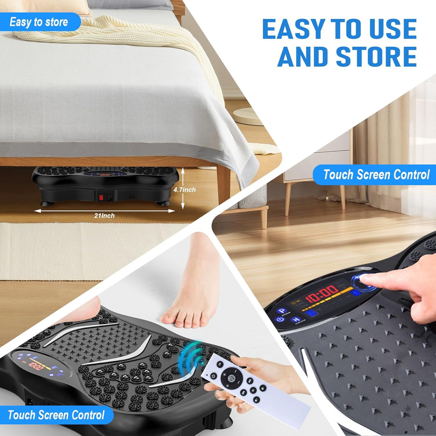 Manufacturer's home-use lazy fat-burning machine, vertical rhythmic shaking machine, vibration platform body shaping machine, exercise and fitness equipment
