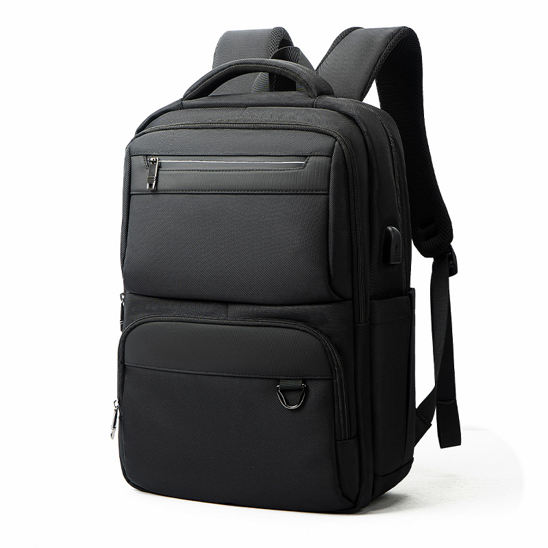 Cross-border men's high-end backpack, multi-purpose business laptop bag, large capacity.