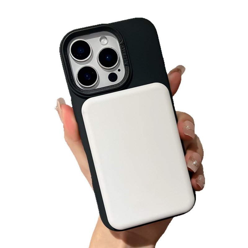 Cross-border iPhone 16 Pro Max magnetic phone case, compatible with Apple 15, soft case, lens holder, and more.