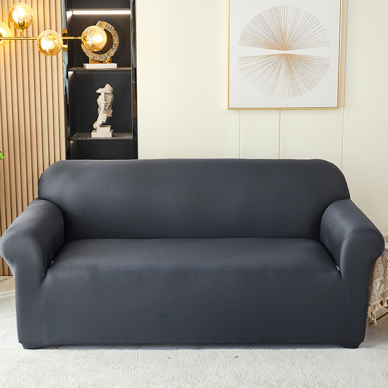 Original factory elastic plain color all-inclusive universal sofa cover, Amazon sofa cover, high weight, anti-slip, wear-resistant, anti-slip