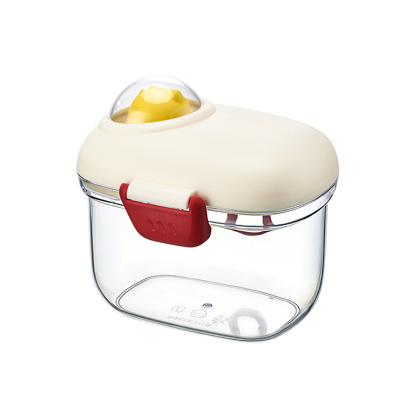 Food-grade baby sealed milk powder can portable portioning box, moisture-proof and fresh-keeping kitchen storage set, rice powder sealed can