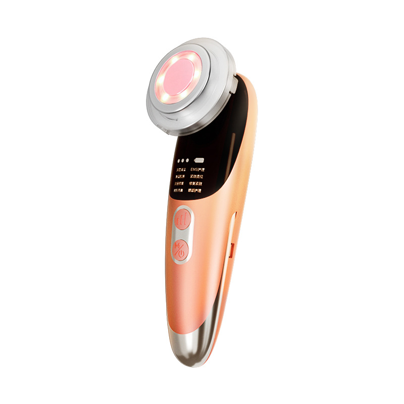 Photorejuvenation beauty device, home portable facial lifting massage pore cleanser, color light beauty import device
