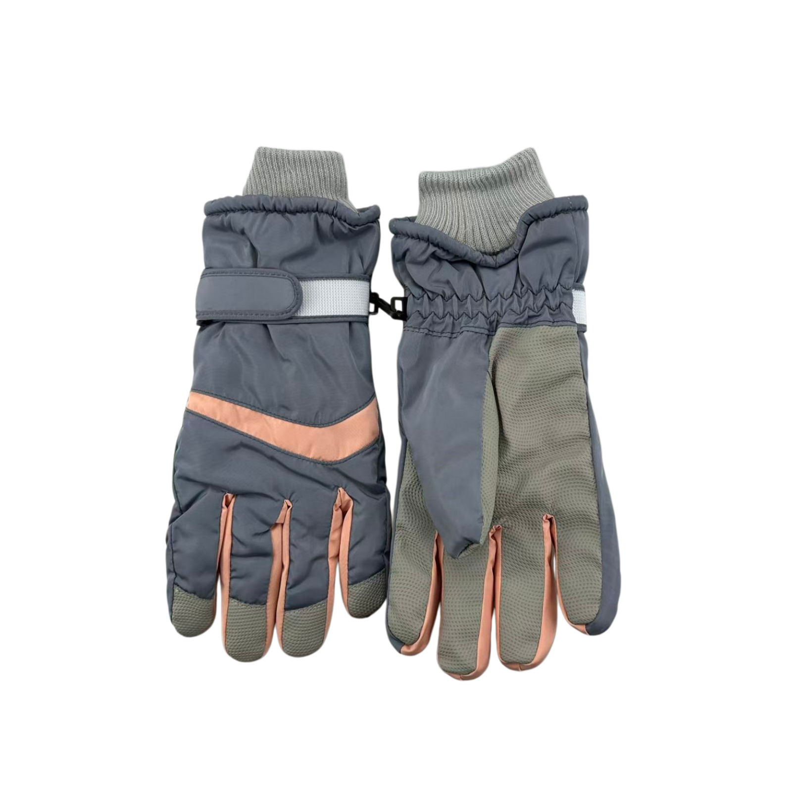 Winter warm ski gloves, outdoor windproof thickened touch screen five-finger cross-border trendy sports gloves for both men and women