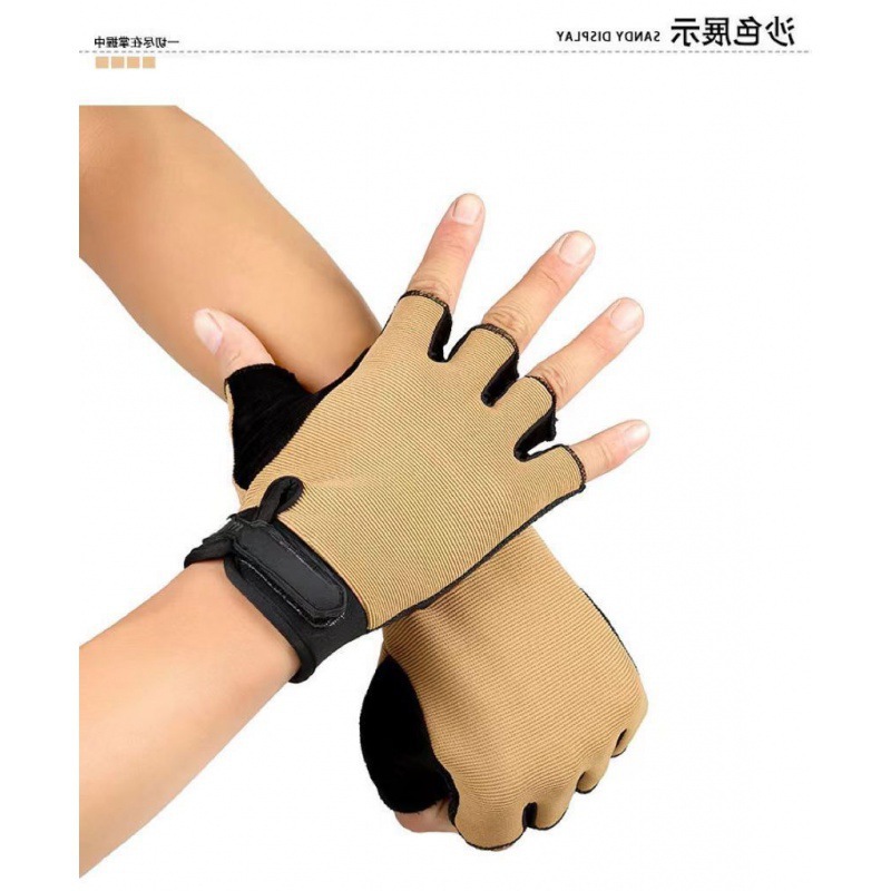 Factory direct sales, factory direct supply, half-finger cycling gloves for men and women, mountaineering, fitness, yoga, driving, anti-slip, shock-absorbing, and finger leakage