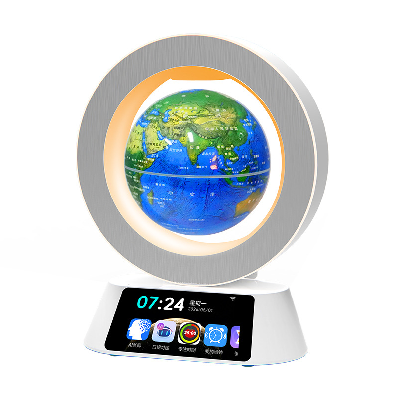 4-inch Xiaogu AI smart touch screen magnetic levitation globe birthday, children's festival gift toy, 6-14 years old
